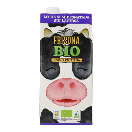 Frisona Bio Lait Demi-Écrémé Sans Lactose 1L