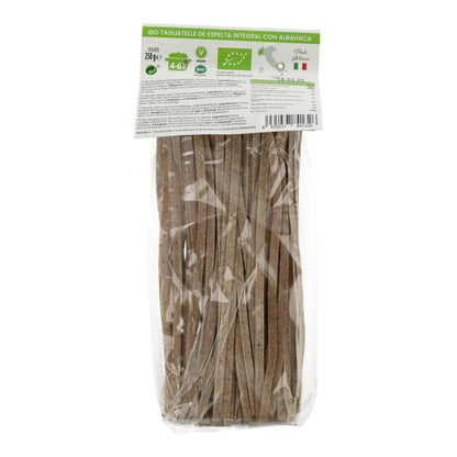 Volkoren spelt-tagliatelle met basilicum BIO Sol Natural 250 g