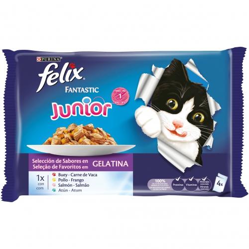 FELIX Fantastic Junior Gelatine 4 x 85 g