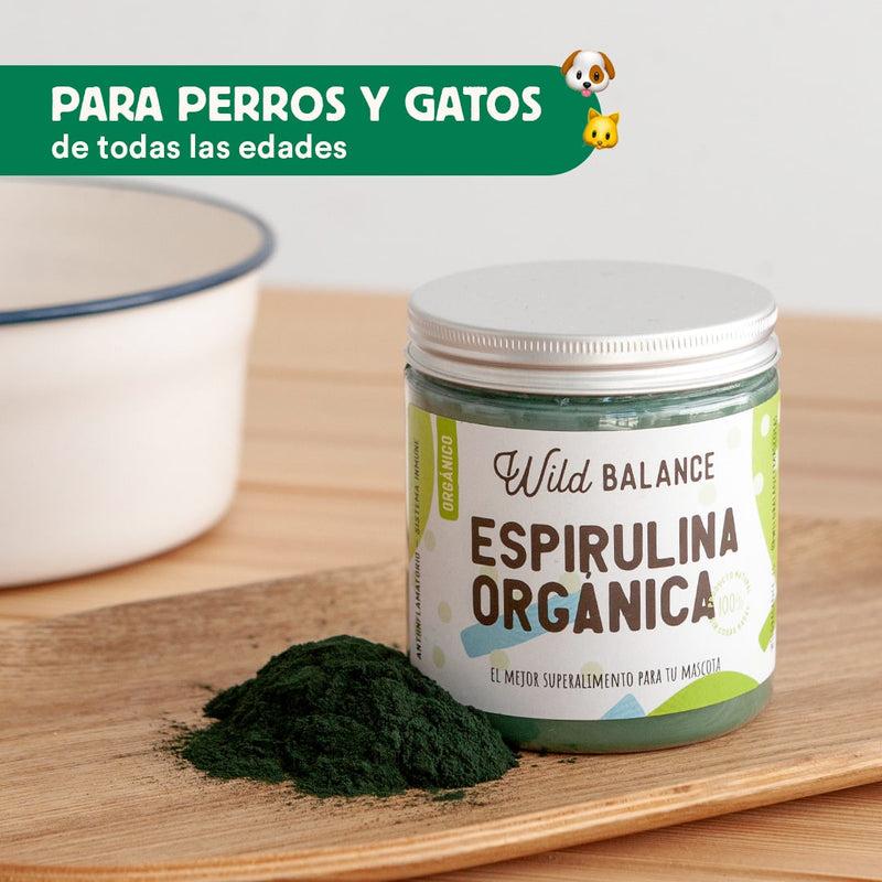 Spirulina organiczna Naturalny suplement dla zwierząt Wild Balance 100 g