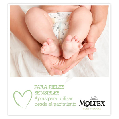PROMO SPÉCIALE Lingettes Moltex Pure & Nature, 120 unités