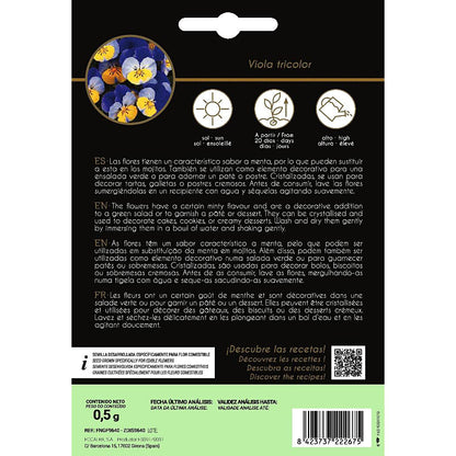 Essbare Blumensamen von Pensamiento Rocalba