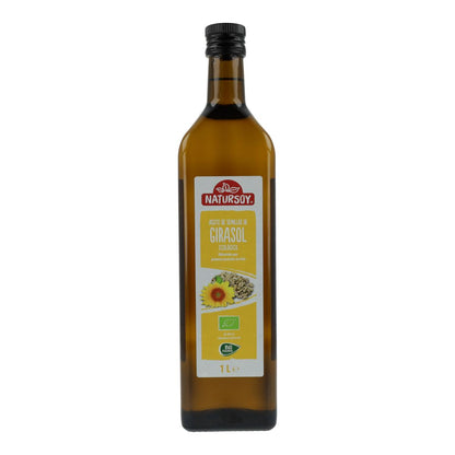 Biologische zonnebloemolie, 1 l. Natursoy