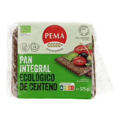 Pan de Centeno Integral Ecológico Pema 375 g