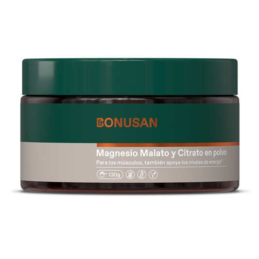 Magnesium Malate and Citrate Bonusan w proszku 130 g