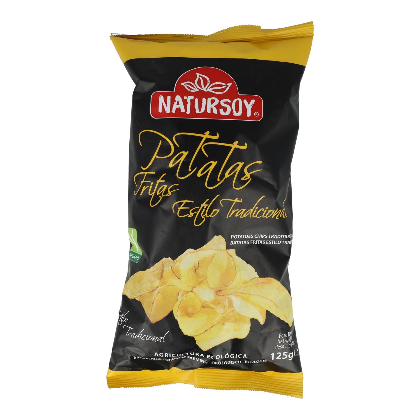 Patatas fritas con piel ECO, . Natursoy 125 g