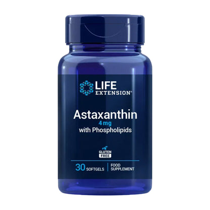 Astaxanthin med fosfolipider 4 mg, Life Extension 30 kapslar