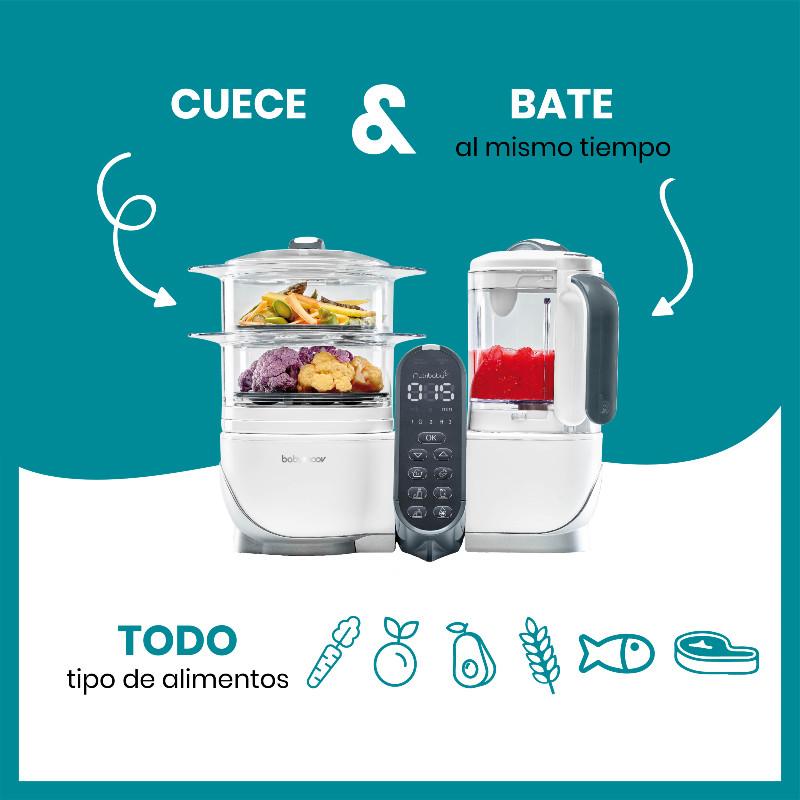 Multifunctionele robot Nutribaby (+) Wit Babymoov Industrieel grijs