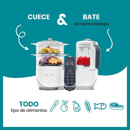 Multifunctionele robot Nutribaby (+) Wit Babymoov Industrieel grijs