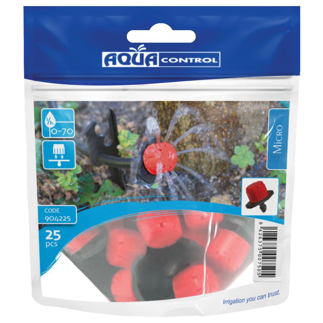 Justerbar droppare 0-70 l/h Aqua Control 25 st