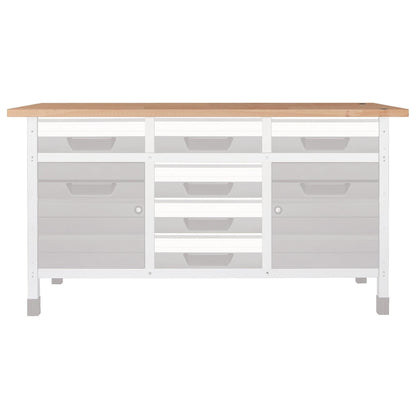 1 Arbeitsplatte aus Buche S 650 x 650 x 30 mm Wolfcraft 6043000 S 650 x 650 x 30 mm