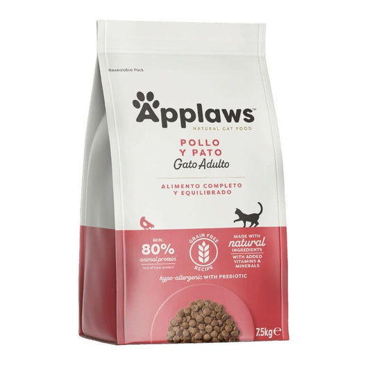 Applaws Cat Dry Adult Kip en Eend 2 kg Graanvrij natuurlijk kattenvoer