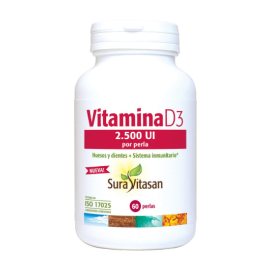 Vitamine D3 2.500 IE 60 capsules SuraVitasan