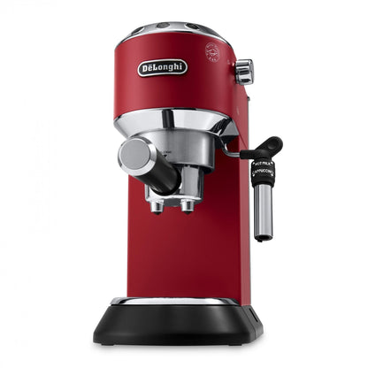 Delonghi Dedica Style Cafetière manuelle Espresso et Cappuccino EC685.R rouge