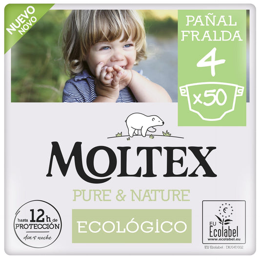 Pieluchy Moltex Pure & Nature T4 (9-15 kg),  50 szt.