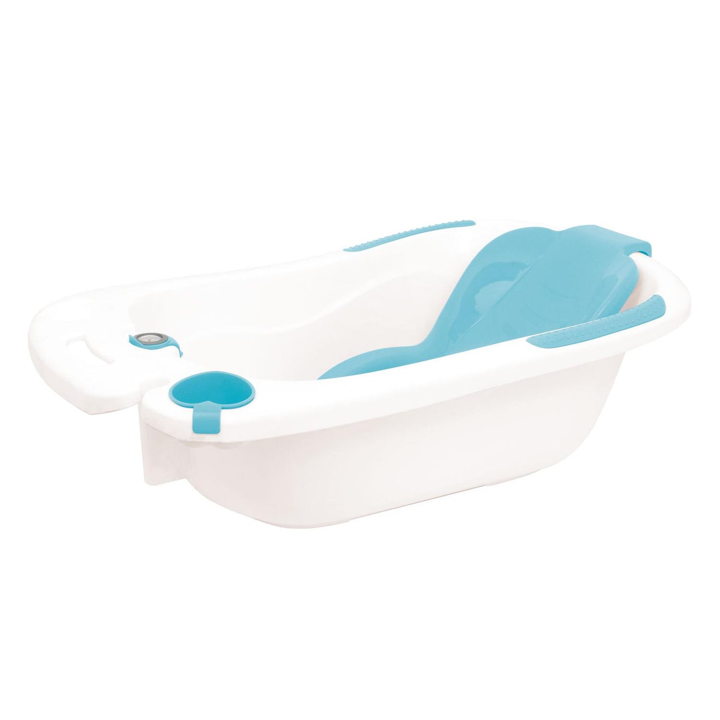Anatomische blaue Badewanne mit Halterung Olmitos