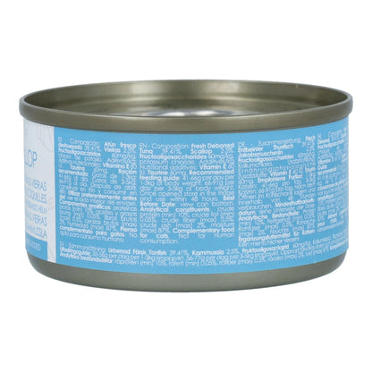 Kit Cat Lata Toppers - Tonijn & Sint-jakobsschelp 80 g Natvoer voor katten in gelatine