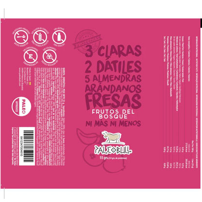 Barretta energetica ai frutti di bosco Paleobull 55 g