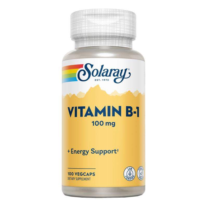 B1 100 mg Solaray, 100 capsules