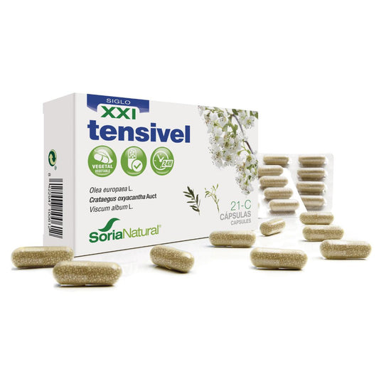 21-C Tensivel mit verlängerter Freisetzung Soria Natural, 30 Kapseln