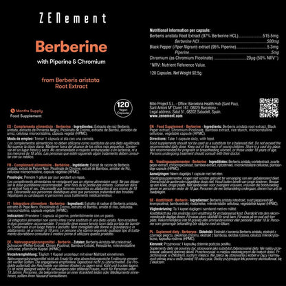 Berberin 500 mg Zenement, 120 Tabletten