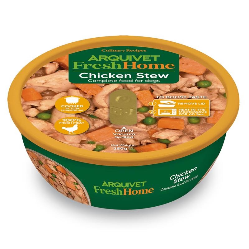 Arquivet Fresh Home Chicken Stew Wet chicken food for dogs 280 g