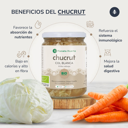 Zuurkool Witte Kool ECO Planeta Huerto 420 g