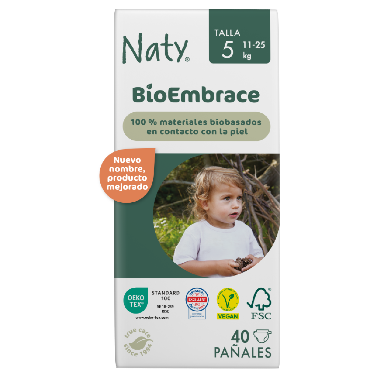 Naty No. 5 Nappy 11-25 kg Eco by Naty 40 pcs