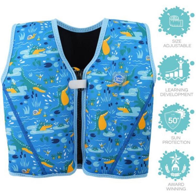 Drijfvest Crocodile M  Splash about