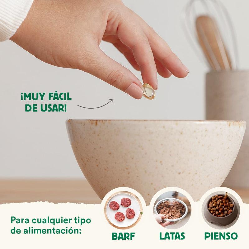 Stralende vacht Omega 3-capsules voor huisdieren Wild Balance 60 capsules