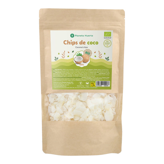 Chips de coco sin azúcar ECO Planeta Huerto 150 g