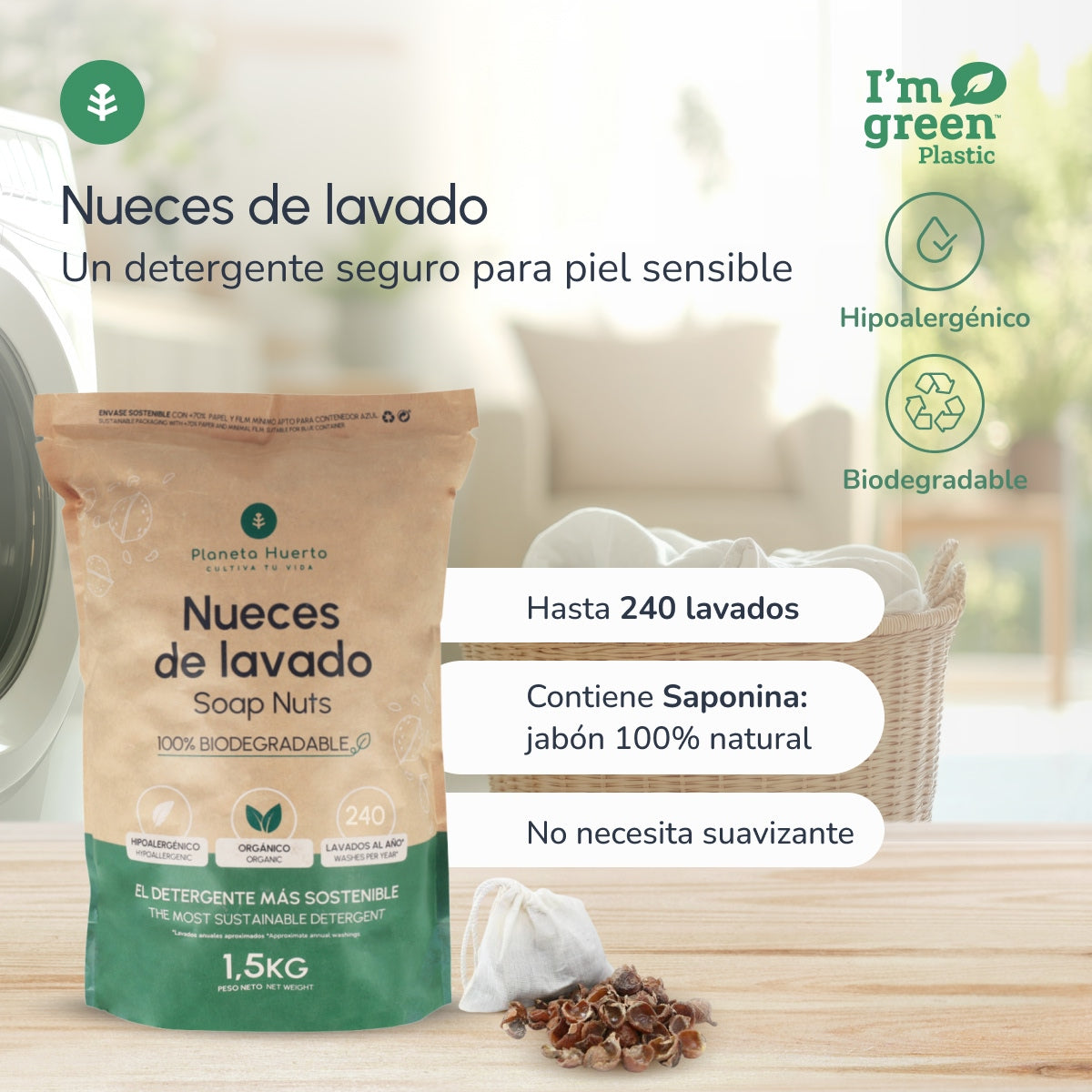 Planeta Huerto Washed Walnuts 1,5 kg