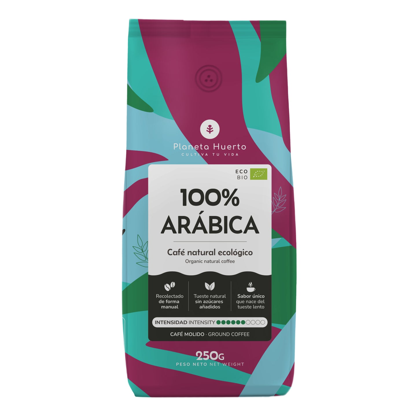 100% Arabica Planet Orchard Eco café moulu 250 g