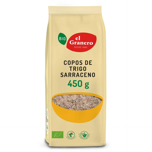 El Granero Organic Buckwheat Flakes 450 g