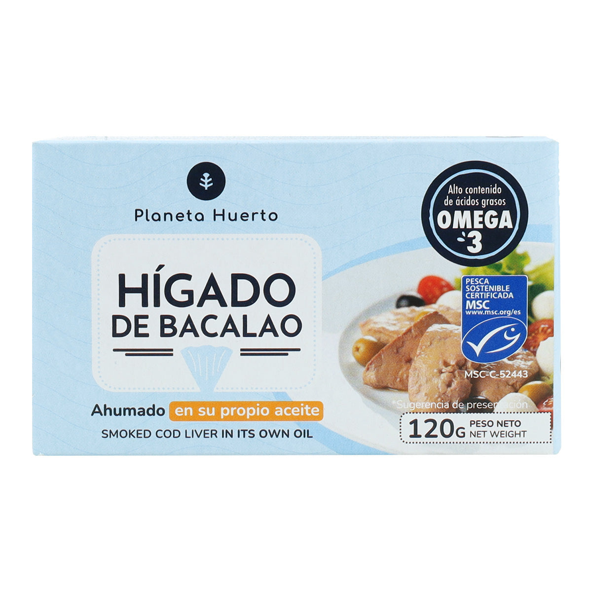 Wątróbka dorsza w oleju Planeta Huerto 120 g