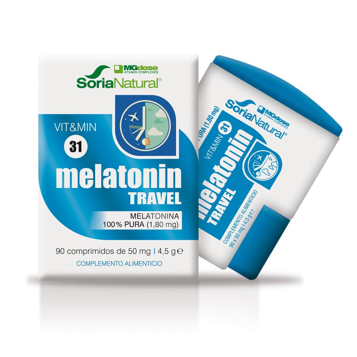 Melatonina Travel Vit&MIn 31 Soria natural 90 tabletek