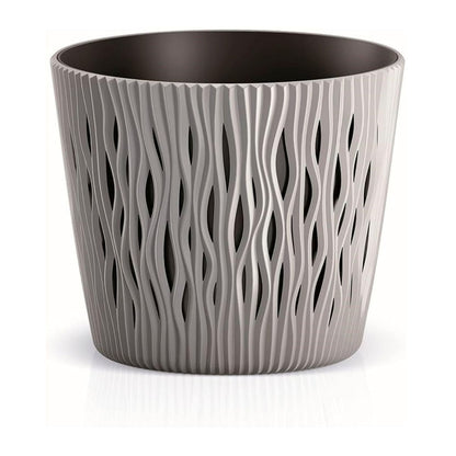 Duna pot with taupe insert D 16 x 14