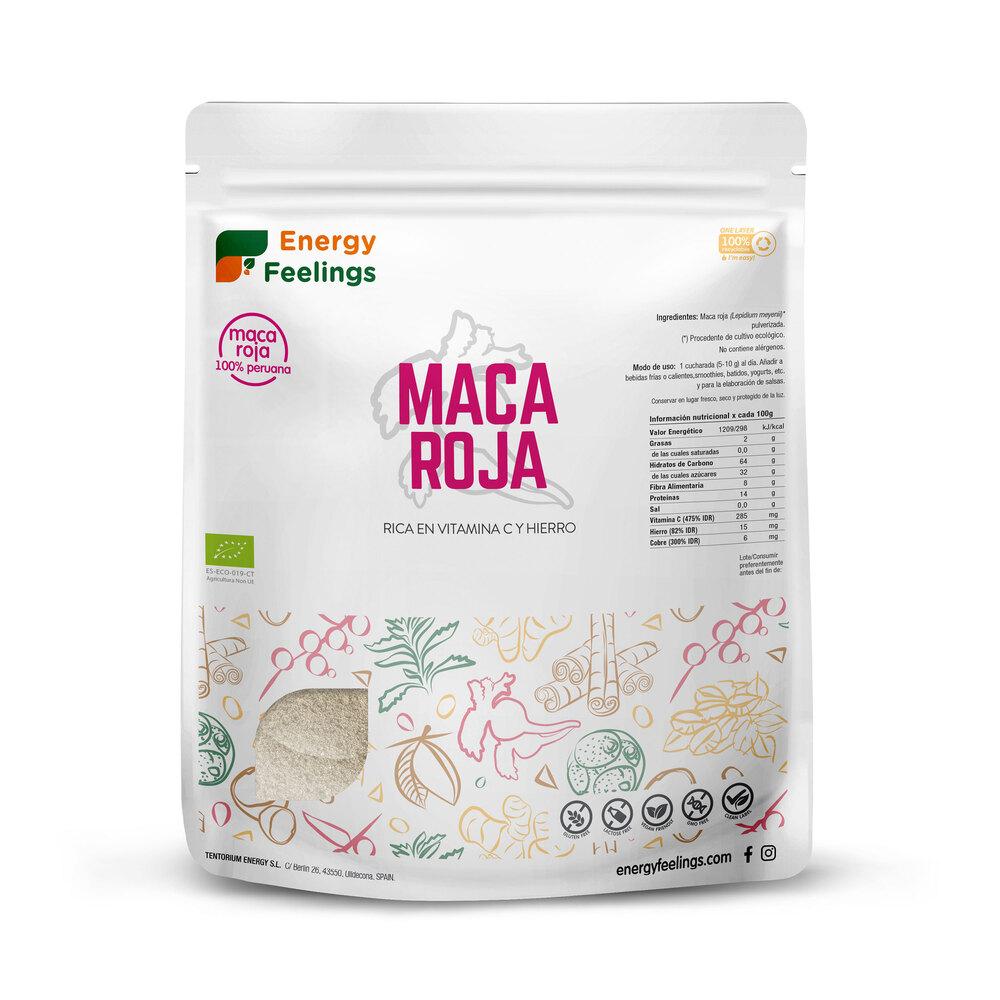 Eco röd maca i pulverform Energy Feelings 200 g