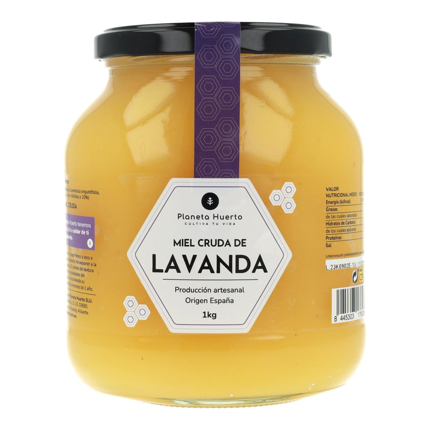 Pack 6x Miel Cruda de Lavanda Planeta Huerto 1 Kg