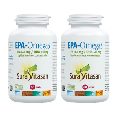 2-pack EPA - Omega-3, Sura Vitasan, 60 kapslar
