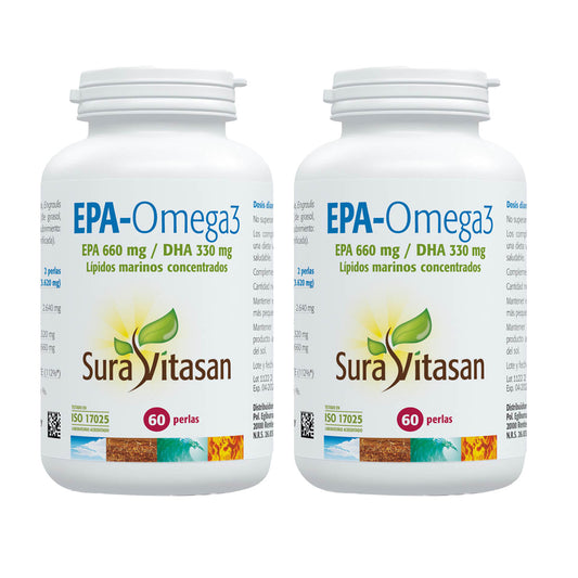 2-pack EPA - Omega-3, Sura Vitasan, 60 kapslar
