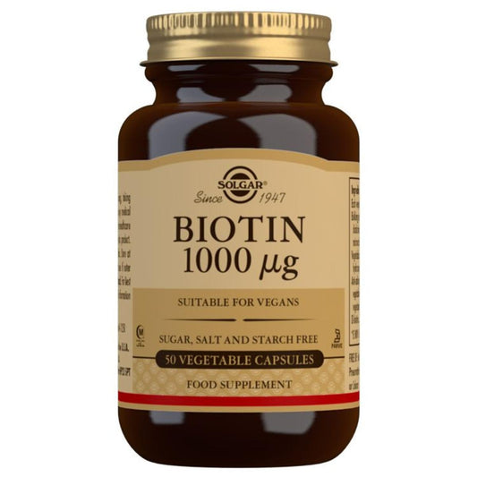 Biotina 1000 μg Solgar 50 capsule vegetali