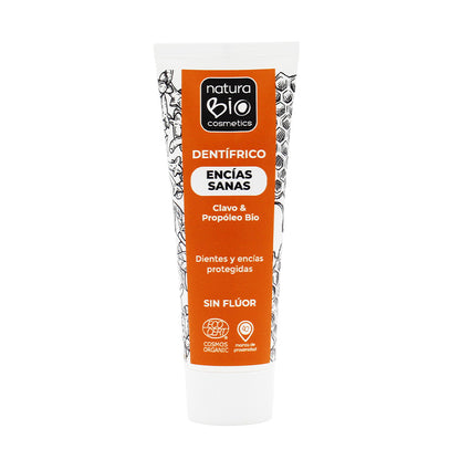 Tandpasta voor gezond tandvlees met propolis & kruidnagel BIO Naturabio 75 ml