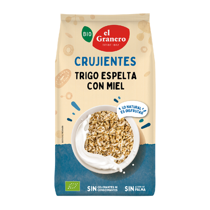 Gepofte spelt met honing Bio El Granero 300 g
