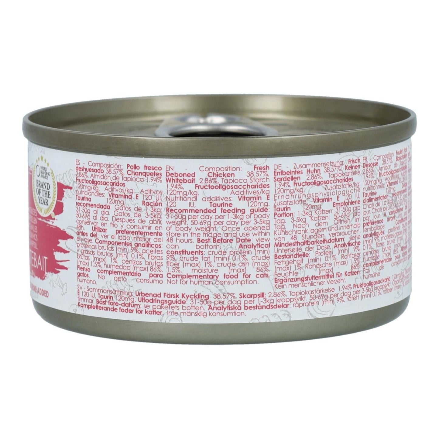 Kit Cat Gravy-burk – Kyckling & ansjovis 70 g Våtfoder för katter i sås