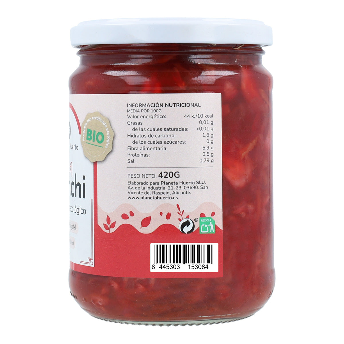 Confezione da 3 Kimchi ECO Planeta Huerto 420 g
