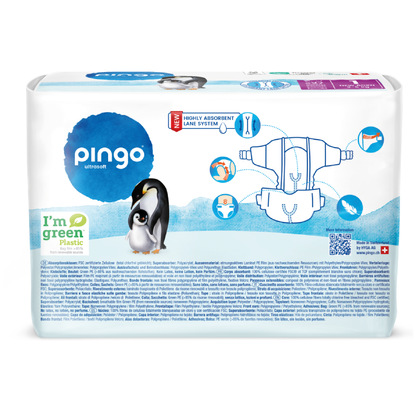 Pieluchy T1 (2–5 kg) Pingo 27 szt.