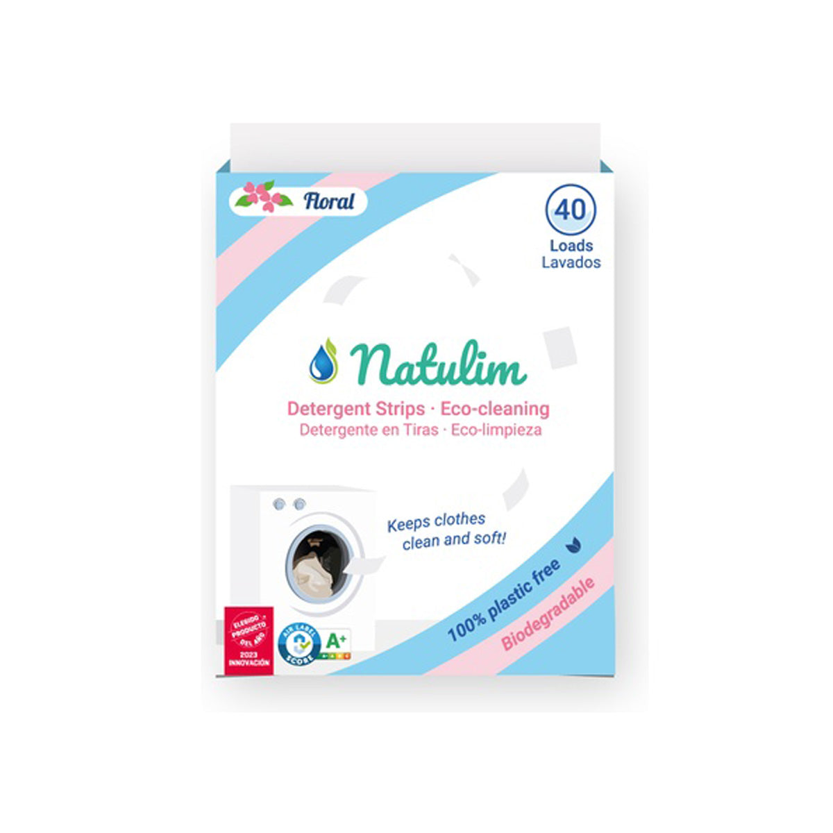 Eco Floral Wash Strips, Natulim, 40 Wäschen