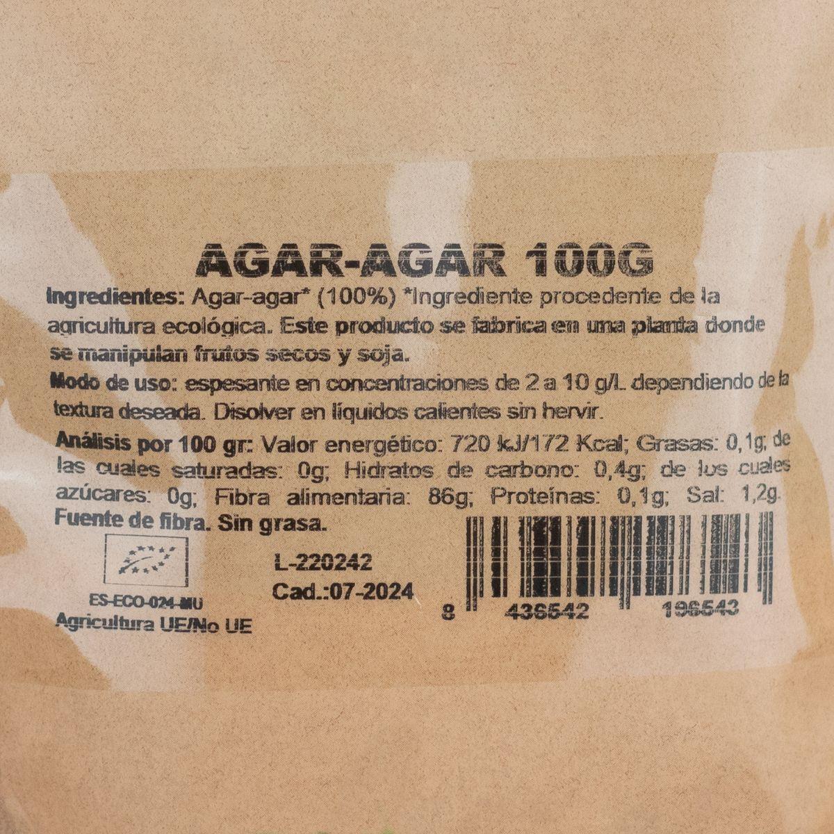 Agar Agar Bio in poedervorm NaturGreen 100 g