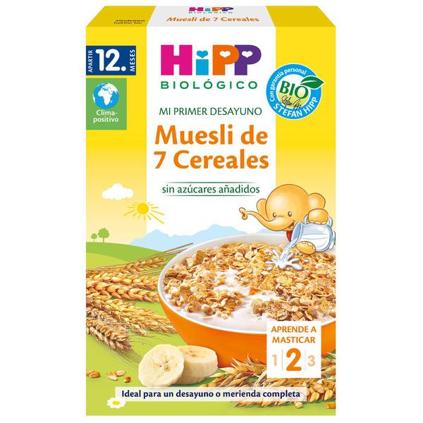 2er-Pack Müsli für Kinder mit 7 Bio-Getreidesorten +12 Monate HiPP 200 g